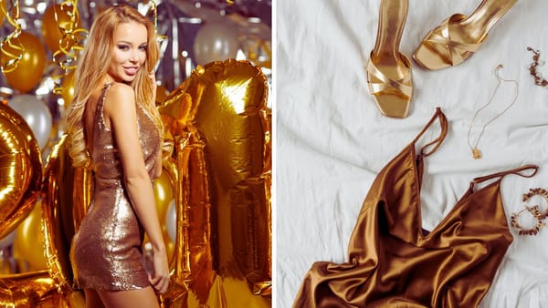 Glam Up with Glitter: Top Picks for Gold Party Dresses This Season