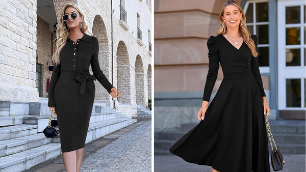 The Timeless Elegance of a Black Long Sleeve Midi Dress