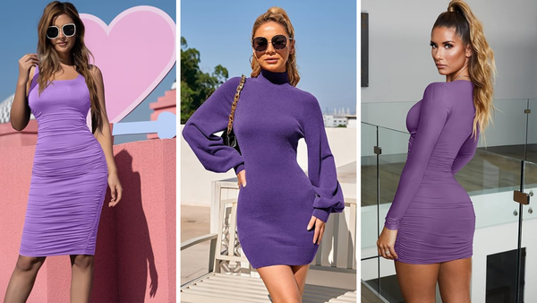 Radiant in Purple: Mastering the Art of the Bodycon Dress for Every Curve and Complexion