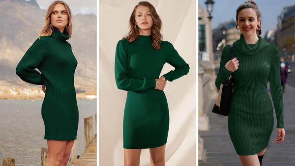 Chic Comfort: Discover the 5 Best Green Sweater Dresses for a Stylishly Cozy Look Any Season!