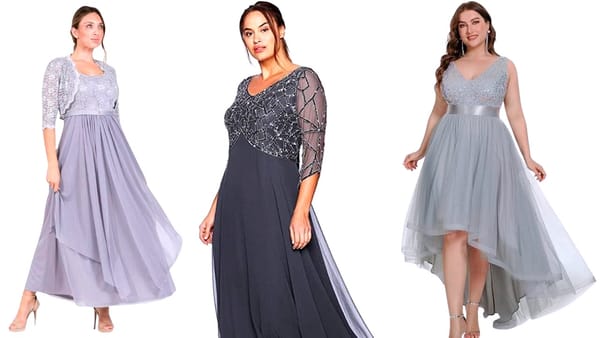 Glamour Unleashed: Stunning Silver Plus Size Dress Every Woman Will Love