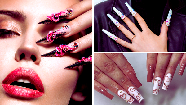 Sharp & Savage: Top 7 Baddie Long Coffin Nails Art for the Fiercest Fingers
