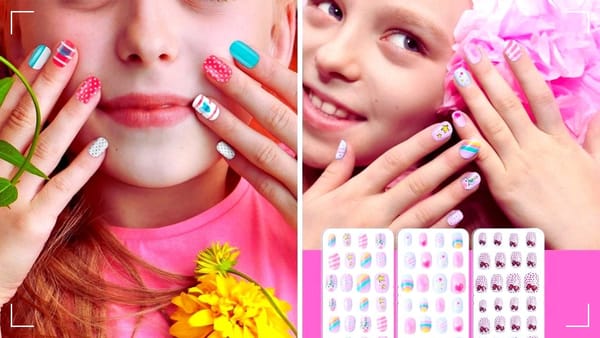 How to Apply Fake Nails Without Glue for Kids?