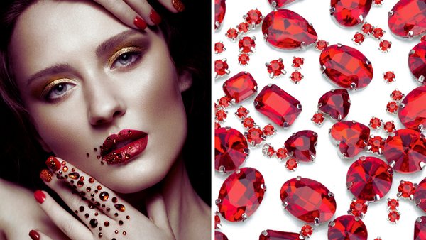 Red Hot & Bedazzled: Top 6 Sizzling Red Rhinestone Nails