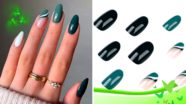 Green & Glam: Can I Customize Green Press-On Nails?