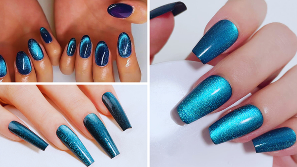5 Must-Have Blue Cateye Nails for a Stunning Manicure