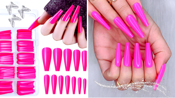 Long & Lovely: Top 6 Coffin Pink Acrylic Nails to Elongate Your Fingers