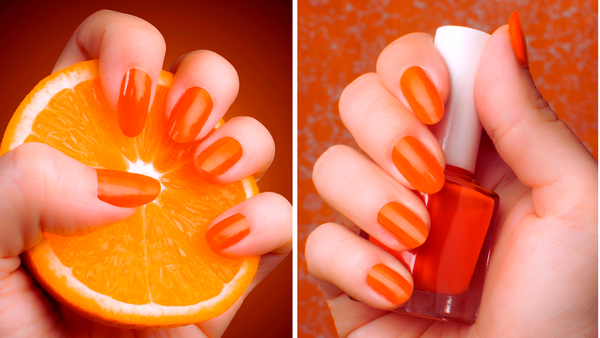 Sunshine on Your Tips: 5 Neon Orange Nails That Pop!