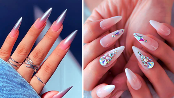 What Sets Ombre Stiletto Nails Apart from Other Nail Shapes?