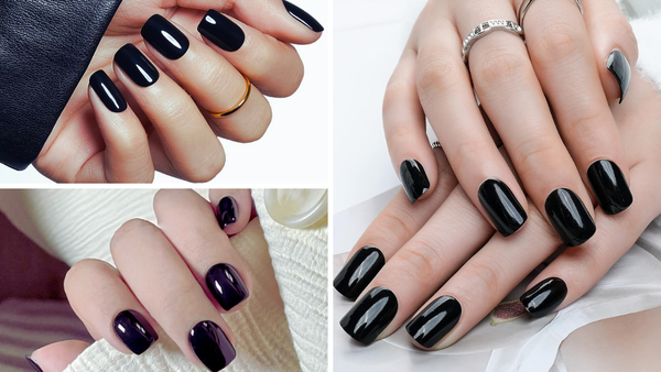 5 Must-Have Square Short Black Nails for Your Nail Art Kit