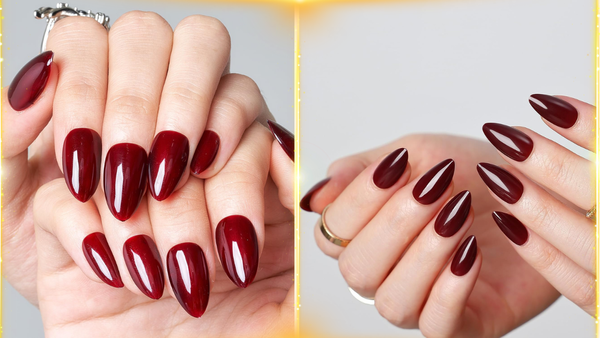 Are Dark Red Acrylic Nails Professional?