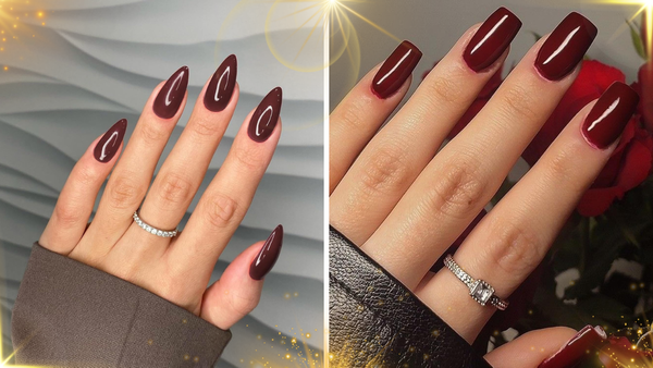 Are Dark Red Acrylic Nails Attractive?