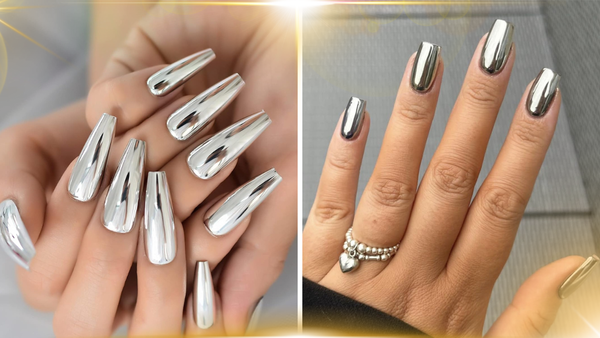 What is the Difference Between Chrome and Metallic Nails?