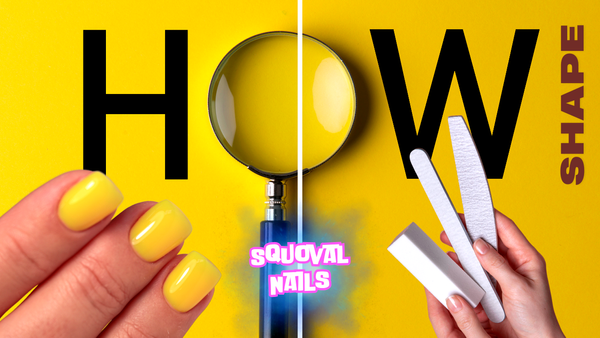 DIY Nail Diva: How to Shape Squoval Acrylic Nails?