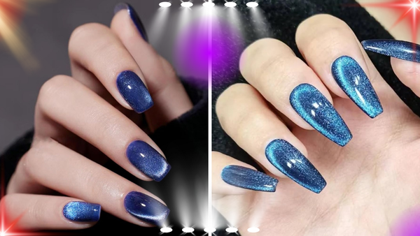 What Are Blue Cat Eye Nails?