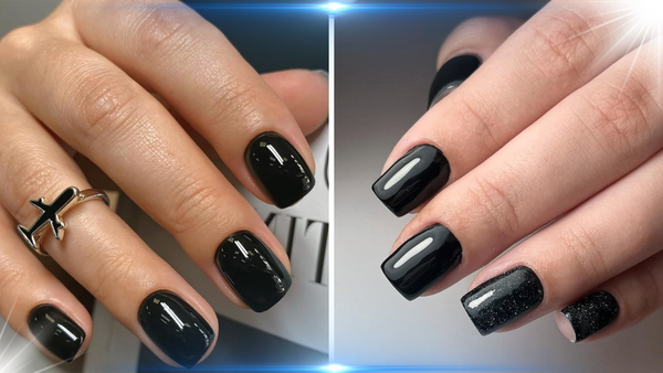 Are Square Short Black Nails Safe for Natural Nails?