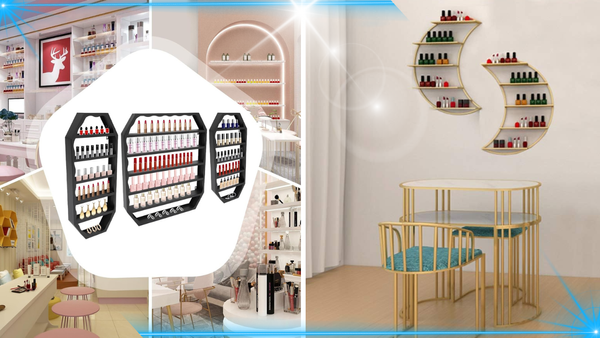 Is a Nail Polish Rack Wall Suitable for a Salon or Home Use?